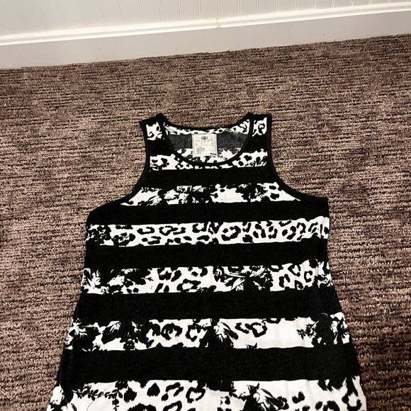 COPY - Cheetah print striped tank top - Picture 2 of 4